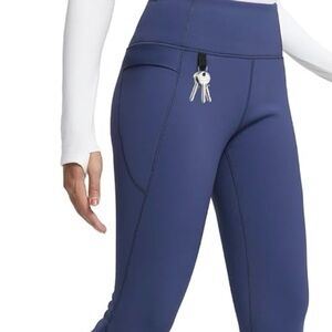 Navy Blue Fleece-Lined Pants Sooo. Soft

New w/o tags